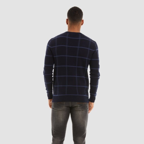 00105e3ea65000aceba53f808bc10b83c639833d06bc6479a4e9f17149eb24fc.jpg Men's Casual Knitted Sweaters Crewneck Pullover Cotton Sweatshirt Soft Lightweight Autumn