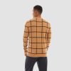 02af62db98debf38b87ea22ea1c650ee598b74f18ae432884cc1cc40f9f5874f.jpg Men's Casual Knitted Sweaters Crewneck Pullover Cotton Sweatshirt Soft Lightweight Autumn