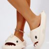 0418a7bf78d2138bbefbeaf6e874da9ab4262b5f86d0d0112bf8331563aa8578.jpg Women Shark Design Slides, Cute Summer EVA Single Band Slides