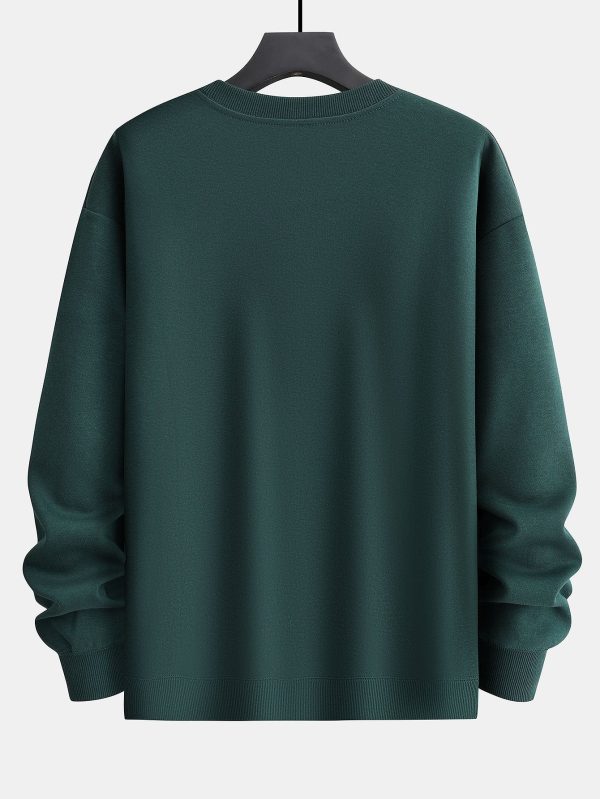 Selfie Bear Print Relax Fit Sweatshirt