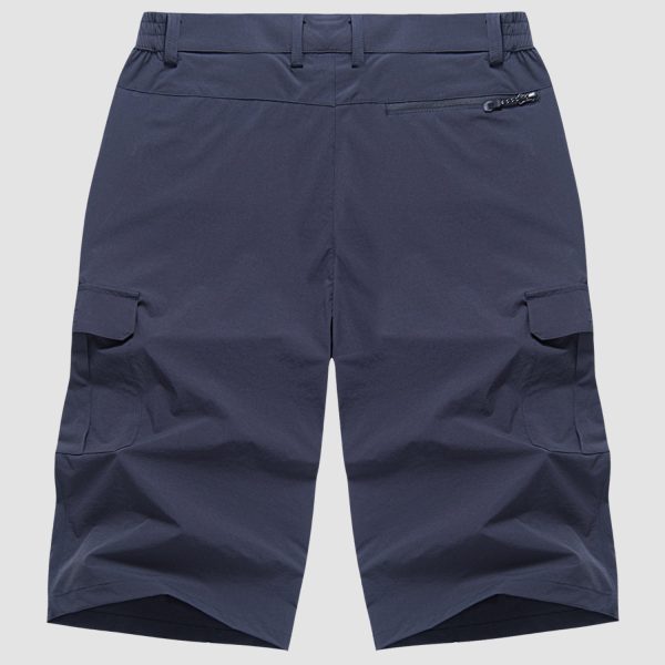 Men Knee Length Shorts Lightweight Thin Quick Dry Cargo Shorts