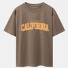 0f7e520e72967c1da82e03c54e3a1f0c09eb603cdfc9c9e117829ac8c4a3bfae.jpg Los Angeles California Print Drop Shoulder Oversize T-Shirt