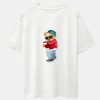 14144dd5db95c9b4f56c6b3de0f8700c7547d1e59b8e0870e5312824019f3ec7.jpg Hip Hop Singer Bear Print Heavy Weight Oversize T-Shirt