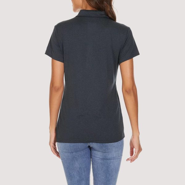 16e628d1dead15153f86499ac6c63269ea8e292d0959121b02d1c3fe22138304.jpg Women's Polo T-Shirts 4-Button Moisture Wicking Athletic Tee Shirts
