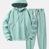 18cfd833915b052f5167448fba9e6aa6df632c7e320910527706e0d929e20e58.jpg Basic Heavy Weight Drop Shoulder Relaxed Hoodie & Jogger Pants