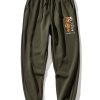Robot Bear Print Raglan Sleeves Sweatshirt & Jogger Pants