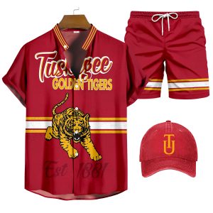 23b79b075310109768ca7949b00770e23a4282800aa4103a4f88b6ea69e58ccd.jpg Tuskegee University Shirt Three-Piece Set 069