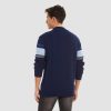 260c88164f06a69f0cc59373d364012d08db777087f3c6b6bc4420f30256e207.jpg Men's Sweater Half Zipper Turtleneck Warm Pullover Slim Fit Casual Comfortable Striped Knitted Sweaters