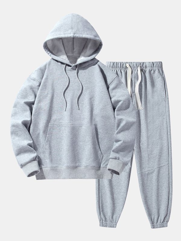 2b954f2e286dd401b99941a0055c2a365a419cc707c7f50aaf60b4deffc4fd00.jpg Basic Heavy Weight Drop Shoulder Relaxed Hoodie & Jogger Pants