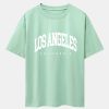 2e871d350d733c7e62cb4f8d61d8324748fba35c0d39d0f02c1b54777daad3c4.jpg Los Angeles Letter Print Oversize T-Shirt
