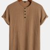 3054982be88577ec251cbee961529d9d74009b0ac0045457cca6caef1c723e14.jpg Muscle Fit Ribbed Henley Shirt