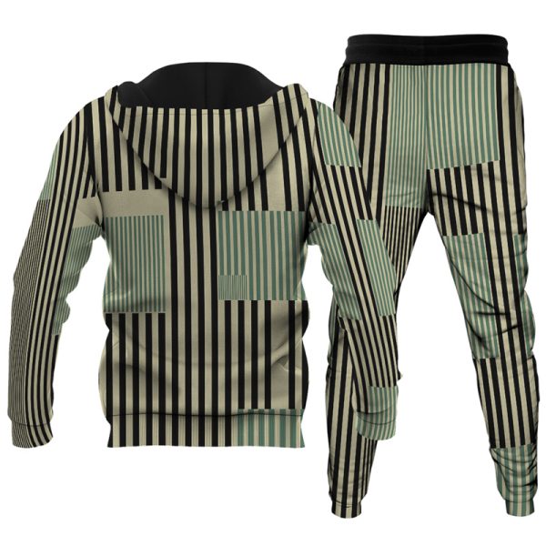 Men's Personalized Printed Hoodie Set 018