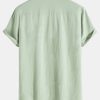 36fcdf3d7aa8a2a9eadd50ddcfa01322c821b38ecfb854589aa2337c9c67dd32.jpg Textured Cotton Revere Shirt & 5" Shorts