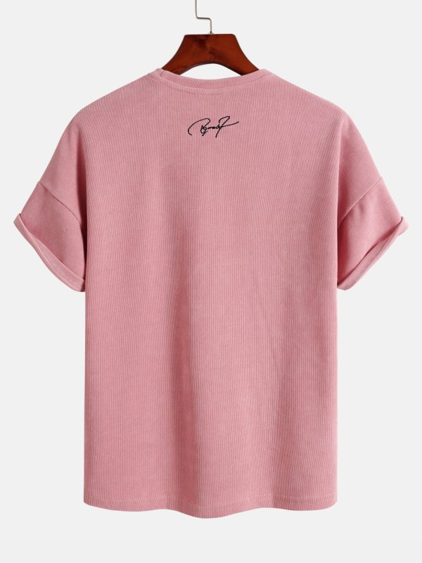 38c50d79b47fd2c5eabc69da056348b773db895594a3321a964572133882e48c.jpg Dropped Shoulder Corduroy T-Shirt