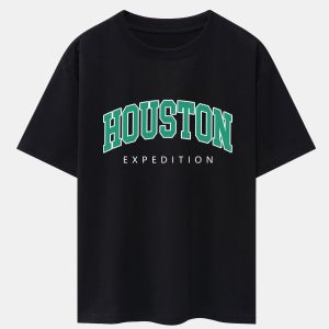 396e10a4ad8f8093d38431e09dd6df2f6e99ca27dab7b4bf0b0e14ae36cb497d.jpg Houston Print Drop Shoulder Oversize T-Shirt & Sweat Shorts