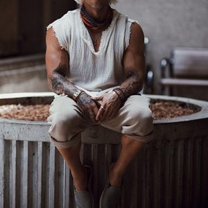 3ef05c4be48b43aae9bef6adb6a406db2d32bec11afed8b692c8d0d6c6c78bca.jpg Men's Linen Holiday Plain Tank Top