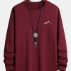 40223861294e9b538282c0b710966c00a12d0ffbe99c2ab2d2c3cf13e4c87391.jpg Long Sleeve Mountain Graphic Print Cotton T-Shirt