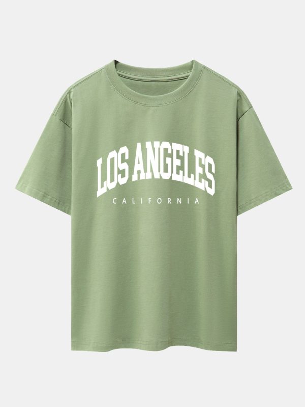 40b4cd44a5510fd9a2d2ec3f2154c1fff2df0ae141184b79456a560ce21b9d0e.jpg Los Angeles Letter Print Oversize T-Shirt