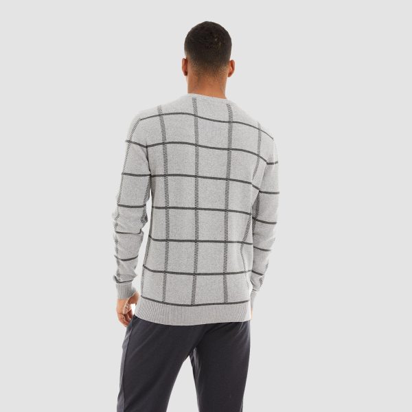 4b233d8d058633375186014b554aa8ef6e204f6cdeb82415db3a58f0ce295bbe.jpg Men's Casual Knitted Sweaters Crewneck Pullover Cotton Sweatshirt Soft Lightweight Autumn
