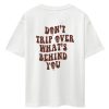 Slogan Back Print Oversize T-Shirt