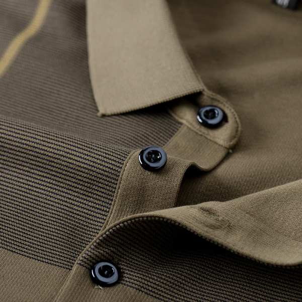 Men's Long Sleeve Pocket Long Sleeve POLO Shirt 002