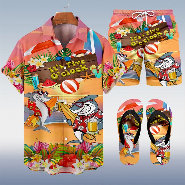 5095b52a13c994fcd7662a7540a00d9b068ff97b833e0a7e2c589fa2c966c466.jpg Suitmens Men's Men's Tiki Style Hawaiian Vacation Print Three-Piece Set 032