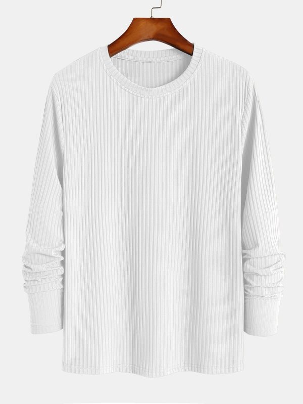 56ec7ff0a29238f4cd9e430bd5f583009614a4fc7a32173de22f84f963dac825.jpg Muscle Fit Long Sleeved Ribbed T-Shirt