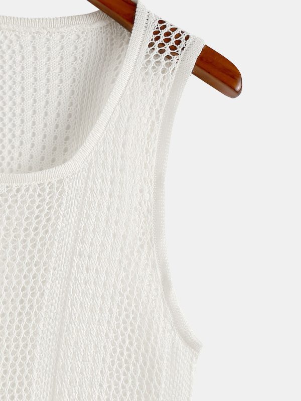 60ccb881a7d600eee016d5d3e303b00a084629fd49bd95f7a9fb96da444db5f2.jpg Textured Knit Sweater Tank Top