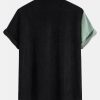 64ec791504056864565102768a574f79f803ebe26d0a48ed08fbd9892eb91768.jpg Short Sleeve Two-Tone Corduroy Shirt & Corduroy Shorts