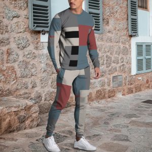 68ed3842178d315256cf623c2680358199838015ddd9091393984841228d9718.jpg Men's Casual Personality Print Suit 002
