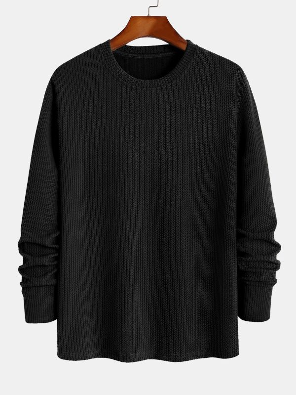 6b77be7dfa1910583de4ec942916d682eb75bfc97c4c68311da48ebeb049a6e2.jpg Long Sleeved Muscle Fit Ribbed T-Shirt