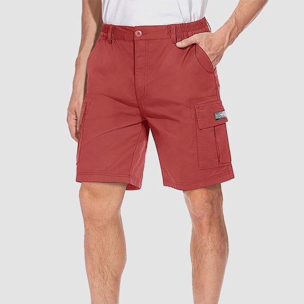 6d6d3abb0419cf012af6501e440e06ab70b19c0e97e74ccc49e21d6a69cdce6f.jpg Men's Cotton Cargo shorts Summer Lightweight with Multi-Pockets Ripstop Cargo Work Shorts