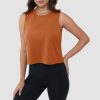 Crop Tops for Women Athletic Running Workout UPF 50+ Cropped Tank Tops