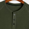 71ac590fd31b503173e1beb6009e3deddcaf59f1e2bd7276e688c4a40ab1b814.jpg Long Sleeve Arc Hem Waffle Henley Shirt