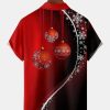 730124ab923362194eb59c869d070baae760785b6439a7162b9c3d35dd7d2453.jpg Christmas Decoration Chest Pocket Short Sleeve Shirt