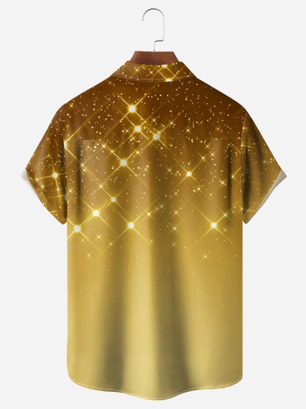 76d0173bd9d7c745b69d8bfe7ad900e1b88663072eda4ccbce322fc8177cf4e0.jpg Christmas Dinosaur Chest Pocket Short Sleeve Shirt