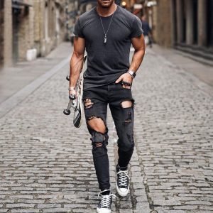 7745ecdb7838eacb6e494b1d6ee0b46cce60a29e1f4d2f9b3bf0ac892f8f3380.jpg Men's Retro Outdoor Motorcycle Top Casual Everyday Basics Round Neck Cotton Short Sleeve T-Shirt