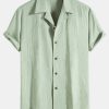 7a5310b7afdc72d5cf6d5cb6c856d86003816a9f4b5d07ceb74973fba41bf61b.jpg Textured Cotton Revere Shirt & 5" Shorts