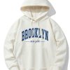Brooklyn Print Cotton Blend Hoodie & Jogger Pants