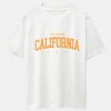 7b74a71ee69b1eee53f85f58c347fed7047f29274c33669cc40bfcdce6156b48.jpg Los Angeles California Print Drop Shoulder Oversize T-Shirt