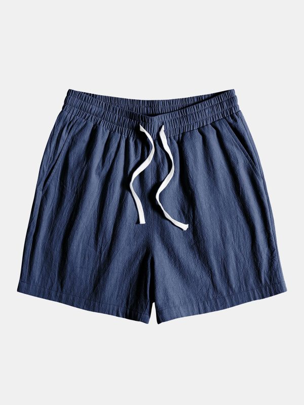 7c4175880c1f642d9a993c06bd064a7f2f2941b926377c77cc7a47a692b7baf2.jpg Textured Cotton Revere Shirt & 5" Shorts