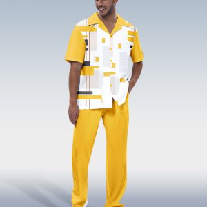 7cd93c82cbaf28e631920f64deae0329975a79de7fcc3ae540a1a5d71a1d20cc.jpg Suitmens Men's Walking Canary - Short Sleeve Men's Two-Piece Lounge Suit