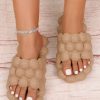 7d485b66e228da9a6ffca922eadeb436988d62756e0411858cdaafa2167f44cd.jpg Women Single Band Bubble Slides, Coop Open Toe Sandals
