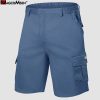 8b4aabb2a74bb43dcaaffb65ba81bee1f5b14a2c56d36758e76965e50d317099.jpg Men's Cotton Cargo shorts Summer Lightweight with Multi-Pockets Ripstop Cargo Work Shorts