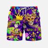 Suitmens Men's Men's Carnival Party Hawaiian Vacation Print Three-Piece Set 037