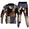 Men's Personalized Printed Hoodie Set 013