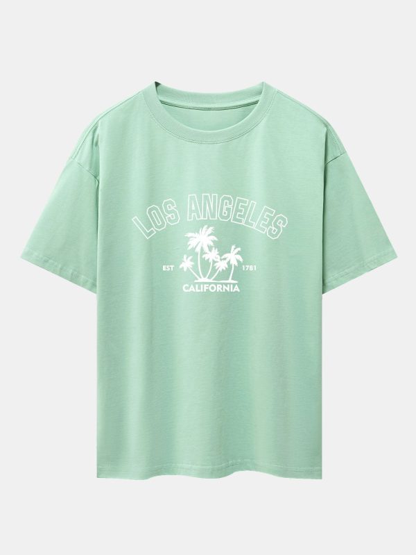9638e20cd6b0708ac0030aa6d92468b6194819041f5f717e71ef68f1997d7cbb.jpg Los Angeles Palms Print Heavy Weight Oversize T-Shirt