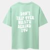 Slogan Back Print Oversize T-Shirt