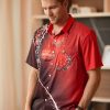 991842c3419f4842972373f11255aa6d06a3c1ac75a6c612380e18dded303760.jpg Christmas Decoration Chest Pocket Short Sleeve Shirt