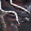 Dragon Floral Print Button Up Shirt & Dragon Print Swim Shorts